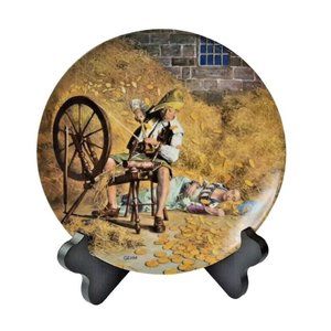 Charles Gehm 1981 Rumpelstilzchen Plate Konigszelt Bavaria Vintage Collectible